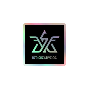 BFD Creative Co. Icon Holographic stickers
